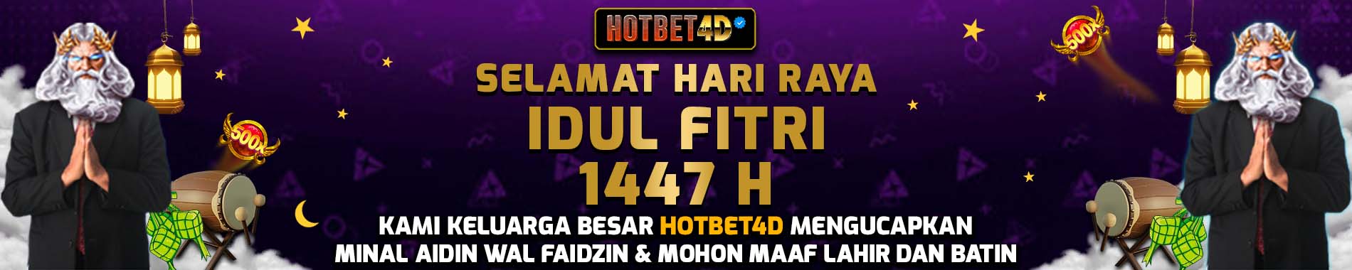 Hotbet4d | Banner Idul Fitri 2026